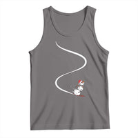 Skiing Snowman Tank Top Funny Ski Freeride Freeski Winter Sports Skiers - Wonder Print Shop