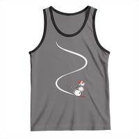Skiing Snowman Tank Top Funny Ski Freeride Freeski Winter Sports Skiers - Wonder Print Shop