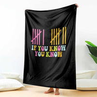 Funny Six Seven 6 7 Teen Slang Throw Blanket If You Know You Know Viral Meme - Wonder Print Shop
