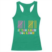 Funny Six Seven 6 7 Teen Slang Racerback Tank Top If You Know You Know Viral Meme - Wonder Print Shop