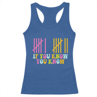 Funny Six Seven 6 7 Teen Slang Racerback Tank Top If You Know You Know Viral Meme - Wonder Print Shop