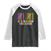 Funny Six Seven 6 7 Teen Slang Raglan Shirt If You Know You Know Viral Meme - Wonder Print Shop