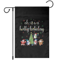 Penguins Christmas Garden Flag Oh Its A Jolly Holiday Xmas Light - Wonder Print Shop