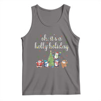 Penguins Christmas Tank Top Oh Its A Jolly Holiday Xmas Light - Wonder Print Shop