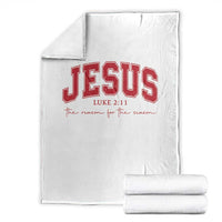 Jesus is the Reason Christmas Throw Blanket Christian Varsity - Wonder Print Shop