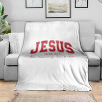 Jesus is the Reason Christmas Throw Blanket Christian Varsity - Wonder Print Shop