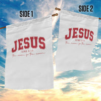 Jesus is the Reason Christmas Garden Flag Christian Varsity - Wonder Print Shop