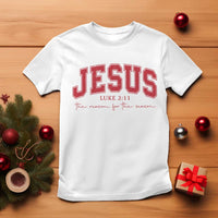 Jesus is the Reason Christmas T Shirt Christian Varsity - Wonder Print Shop