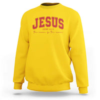 Jesus is the Reason Christmas Sweatshirt Christian Varsity - Wonder Print Shop