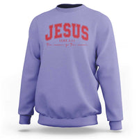 Jesus is the Reason Christmas Sweatshirt Christian Varsity - Wonder Print Shop