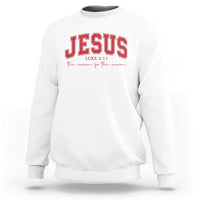 Jesus is the Reason Christmas Sweatshirt Christian Varsity - Wonder Print Shop