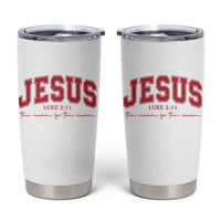 Jesus is the Reason Christmas Tumbler Cup Christian Varsity - Wonder Print Shop