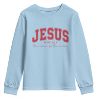 Jesus is the Reason Christmas Youth Sweatshirt Christian Varsity - Wonder Print Shop