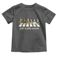 Just A Jolly Goose Toddler T Shirt Funny Christmas Duck Meme - Wonder Print Shop