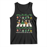 Festive Goose On The Loose Christmas Tank Top Cute Xmas Duck Silly Gooses Coquette Bow - Wonder Print Shop