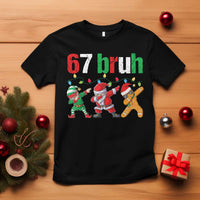 67 Christmas T Shirt Funny Six Seven Bruh Dabbing Santa Meme Pajamas - Wonder Print Shop