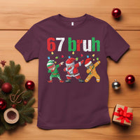 67 Christmas T Shirt Funny Six Seven Bruh Dabbing Santa Meme Pajamas - Wonder Print Shop