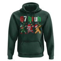 67 Christmas Hoodie Funny Six Seven Bruh Dabbing Santa Meme Pajamas - Wonder Print Shop