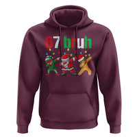 67 Christmas Hoodie Funny Six Seven Bruh Dabbing Santa Meme Pajamas - Wonder Print Shop