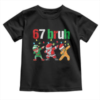67 Christmas Toddler T Shirt Funny Six Seven Bruh Dabbing Santa Meme Pajamas - Wonder Print Shop
