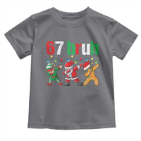 67 Christmas Toddler T Shirt Funny Six Seven Bruh Dabbing Santa Meme Pajamas - Wonder Print Shop
