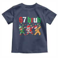 67 Christmas Toddler T Shirt Funny Six Seven Bruh Dabbing Santa Meme Pajamas - Wonder Print Shop