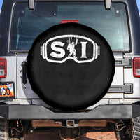 Bigfoot Skiing Spare Tire Cover Sasquatch Goggles Skiing Snow Ski Lover Skier - Wonder Print Shop