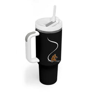 Bigfoot Skiing Tumbler With Handle Funny Sasquatch Ski Lover Mountain Skier Winter Sports - Wonder Print Shop