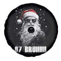 Cool Santa Claus Six Seven 67 Meme Spare Tire Cover Funny 6 7 Gen Alpha Slang Viral Meme - Wonder Print Shop