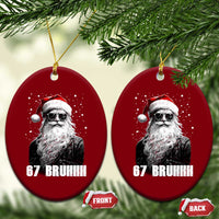 Cool Santa Claus Six Seven 67 Meme Ceramic Ornament Funny 6 7 Gen Alpha Slang Viral Meme - Wonder Print Shop