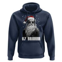 Cool Santa Claus Six Seven 67 Meme Hoodie Funny 6 7 Gen Alpha Slang Viral Meme - Wonder Print Shop