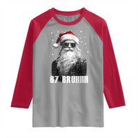Cool Santa Claus Six Seven 67 Meme Raglan Shirt Funny 6 7 Gen Alpha Slang Viral Meme - Wonder Print Shop