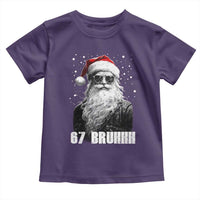 Cool Santa Claus Six Seven 67 Meme Toddler T Shirt Funny 6 7 Gen Alpha Slang Viral Meme - Wonder Print Shop
