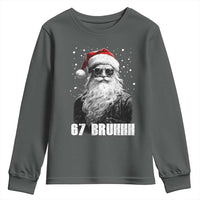 Cool Santa Claus Six Seven 67 Meme Youth Sweatshirt Funny 6 7 Gen Alpha Slang Viral Meme - Wonder Print Shop