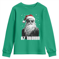 Cool Santa Claus Six Seven 67 Meme Youth Sweatshirt Funny 6 7 Gen Alpha Slang Viral Meme - Wonder Print Shop