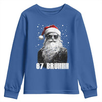 Cool Santa Claus Six Seven 67 Meme Youth Sweatshirt Funny 6 7 Gen Alpha Slang Viral Meme - Wonder Print Shop