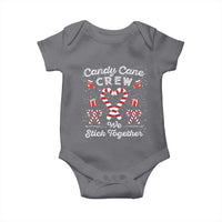 Christmas Family Matching Baby Onesie Candy Cane Heart Holiday