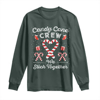 Christmas Family Matching Long Sleeve Shirt Candy Cane Heart Holiday