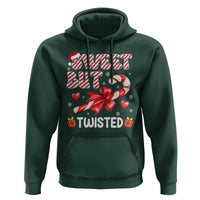 Funny Christmas Hoodie Sweet But Twisted Candy Cane Xmas Holiday