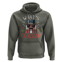 Christmas Nutcracker Hoodie Whats Crackin Funny Xmas