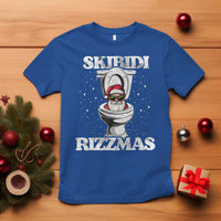 Funny Christmas T Shirt Skibidi Rizzmas Rizz Santa Toilet Kid Cool - Wonder Print Shop