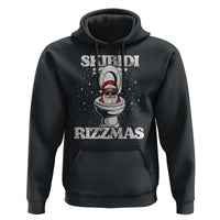 Funny Christmas Hoodie Skibidi Rizzmas Rizz Santa Toilet Kid Cool