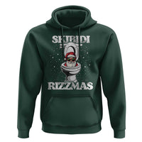 Funny Christmas Hoodie Skibidi Rizzmas Rizz Santa Toilet Kid Cool
