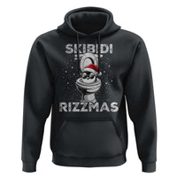 Funny Christmas Hoodie Skibidi Rizzmas Rizz Santa Toilet Penguin Kid Cool