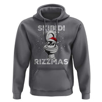 Funny Christmas Hoodie Skibidi Rizzmas Rizz Santa Toilet Penguin Kid Cool
