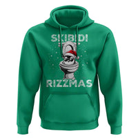 Funny Christmas Hoodie Skibidi Rizzmas Rizz Santa Toilet Penguin Kid Cool