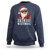Funny Christmas Santa Sweatshirt Skibidi Rizzmas Christmas Rizz Santa Claus Charisma Kid Cool - Wonder Print Shop