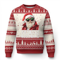 Funny Xmas Santa Ugly Christmas Sweater Skibidi Rizzmas Christmas Rizz Santa Claus Charisma Kid Cool - Wonder Print Shop