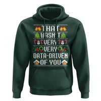 Funny Christmas Data Analyst Geek Hoodie That Wasn't Very Data Driven of You Xmas Pajamas