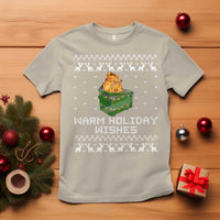 Funny Christmas T Shirt Warm Holiday Wishes Dumpster Fire Ugly Christmas - Wonder Print Shop